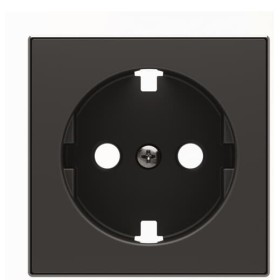 Центральная плата розетки ABB Sky 2CLA858890A1501 8588.9 NS с заземлением (черный бархат)