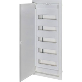 Металопластиковий електрощит ETI 001101029 ECG70 60+10 М з металевими білими дверцятами