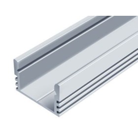 LED-профіль накладний анодований, 2 метра (ЛП12_2)