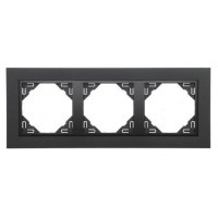 Тройная рамка LOGUS 90930 TRR Logus 90. Animato черный матовый