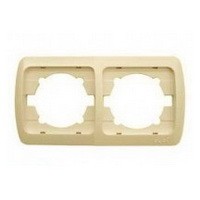 Рамка ELBI ZIRVE Fixline кремовая 2-я горизонтальная (501-000303-226)