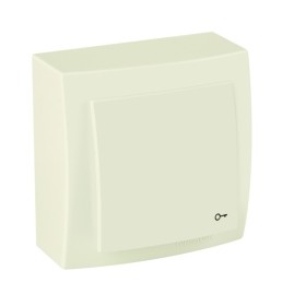 Выключатель Nilson Themis кремовый кнопка замка ( 26121014 )