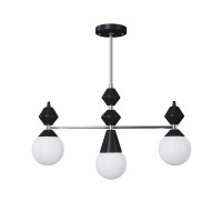 Люстра Pikart 5255-3 Dome V3 G9 3x15W IP20 чорна