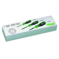 Комплект викруток Wago 210-722 з частково ізольованим жалом Тип 1 (2,5х0,4мм) Тип 2 (3,5х0,5мм) Тип 3 (5,5х0,8мм)