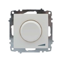 Світлорегулятор ELBI ZENA білий 800W з підсвіткою без рамки ( 609-010200-192 )