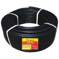 Ізольований металорукав Sokol Ø50 чорний з протяжкою 10м (2.2.3.73418)