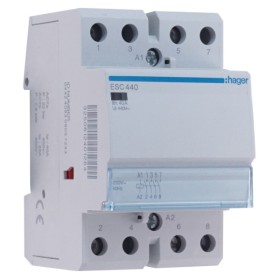 Контактор 40A ESC440 (4НО, 230В) 3м Hager