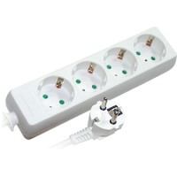 Подовжувач E.Next e.es.4.5.z.b 4 гнізда 5м з з/к (s042011)