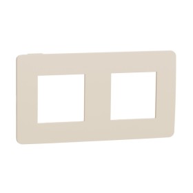 Двомісна рамка Schneider Electric Unica Studio Color NU280444 бежева