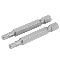 Шестигранные биты Tolsen S2 6х50мм (2шт)