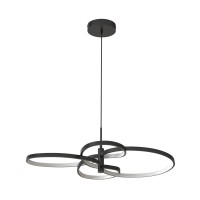 Підвісний світильник, люстра Goldlux 335982 Ribbon LED 1x37W 4000K 5700Lm IP20 чорний