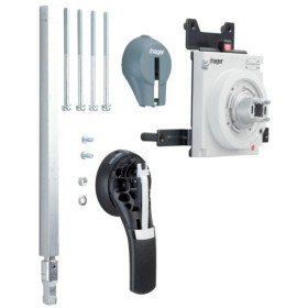 Поворотная удлиненная ручка Hager HXE031H с возможностью блокировки h800-h1000 IP55