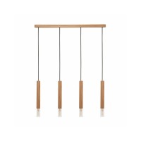 Підвісний світильник, люстра Zuma Line 5905316607910 Madera G9 4x28W IP20