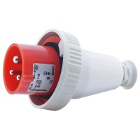 Силовой штекер на кабель WALTHER WL219309 (2P+E) 16А 380V IP67