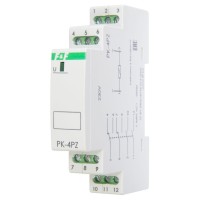 Промежуточное реле F&F PK-4PZ-12V 12В 2х8 А