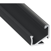 Профіль для світлодіодної стрічки Lumines H чорний