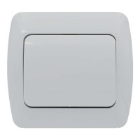 Выключатель ELBI ZIRVE Fixline белый 1кл ( 501-010201-200 )