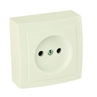 Розетка Nilson Themis кремова 1-на без заземлення ( 26121015 )