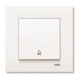 Кнопка дзвінка біла VIKO Karre