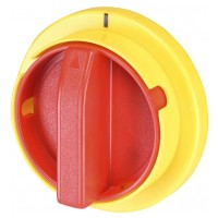 Аварійна рукоятка ETI для LAS 160 на дверці шафи жовто-червона (4665300)