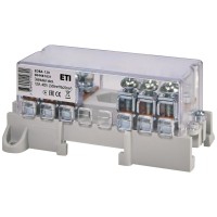 Розподільний клемний блок ETI EDBA-120A (400В 2х50мм²/6х25мм²)
