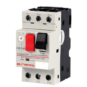 Автомат для защиты двигателя E.Next e.mp.pro.0.4 0,25-0,4А