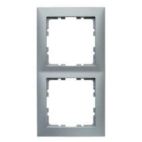 Рамка 2-местная алюминий Berker S.1