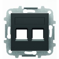 Центральна плата ABB Sky 8518.2 NS із супортом (чорний оксамит)