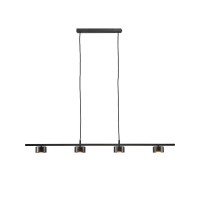 Подвесной светильник, люстра Nordlux 2010813003 Clyde LED 4x16W 2700K 350Lm IP20 черный