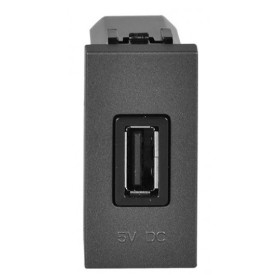 USB розетка ABB Zenit N2185 AN 1М (антрацит)