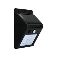 Вуличний світильник на сонячній батареї Goldlux 307644 Box LED 1x2,2W 6400K 270Lm IP44 чорний