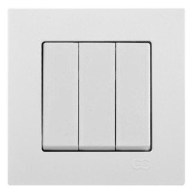 Выключатель 3-клавишный Gunsan Eqona