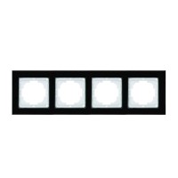 Рамка Nilson Alegra скло чорне 4-на ( 25BL0094 )
