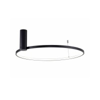 Люстра Zuma Line 89429-60BK Horik LED 1x32W 3000K/4000K/6000K 3500Lm IP20 чорна (5905316636521)