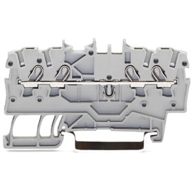 Чотириконтактна клема Wago 2000-1401 Topjob S 1,0мм² (сіра)