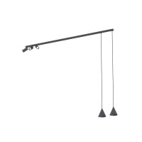 Підвісний світильник, люстра Nowodvorski 11448 Fourty V GU10 5x10W IP20 чорний