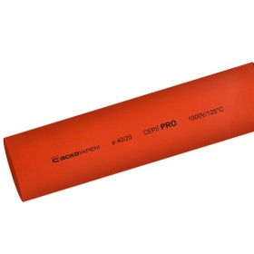Красная термоусадочная трубка Аско-Укрем PRO Ø 40,0/20,0 (A0150040600)