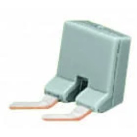 Двопозиційна вигнута перемичка Wago 261-402 10мм² 16А (сіра)