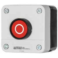 Одномісний пост Аско-Укрем XAL-B112 з кнопкою «Стоп» (A0140020002)