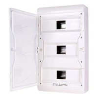 Навісний пластиковий корпус E.Next NT 37-модульний трирядний з непрозорими дверцятами IP40 (6672-137непр)