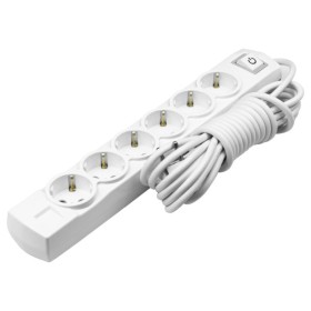 Подовжувач Violux 6р 5м з заземленням з вимикачем ( 920520 )