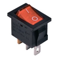 Перемикач TNSy KCD1-2-101N R/B з підсвічуванням червоний (TNSy5500689)
