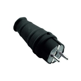 Вилка штепсельная Violux каучук прямая ( 930600 )