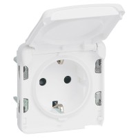 Механизм розетки антибактериальный белый Legrand Plexo Artic