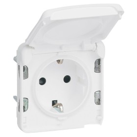 Механизм розетки антибактериальный белый Legrand Plexo Artic