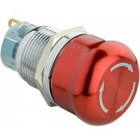 Металева кнопка Аско-Укрем TY 19C-S11/1 1NO+1NC (A0140010215)