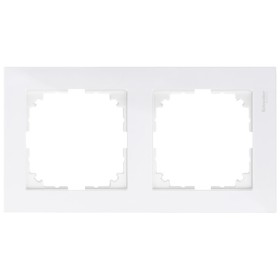 Двомісна рамка Schneider Electric M-PURE MTN4020-3619 полярно-біла
