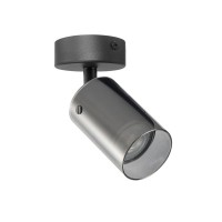 Світильник поворотний, спот Goldlux 328304 Smoky GU10 1x10W IP20 Чорний