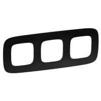 Рамка тримісна Legrand Valena Allure матовий чорний