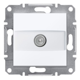 TV розетка кінцева Schneider Electric Asfora без рамки біла (EPH3270121)